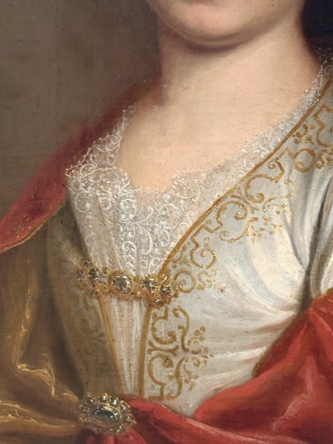 Portrait de Dame, école française début 18e siècle - Antichità San Felice