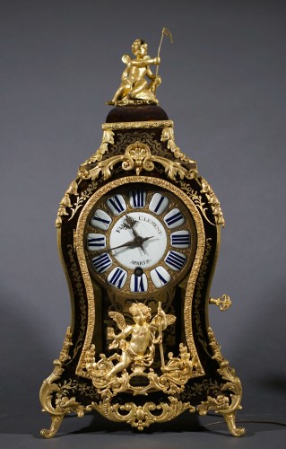 Horlogerie Cartel - Cartel d'alcove d'époque Régence par Clement Fiacre circa 1720