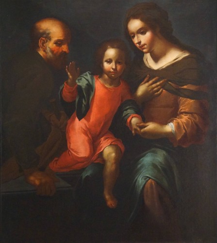 Giovanni Andrea de Ferrari (Genoa, 1598-1669) - The Holy Family