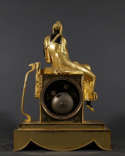 19th century - Empire Blackamoor Mantel Clock