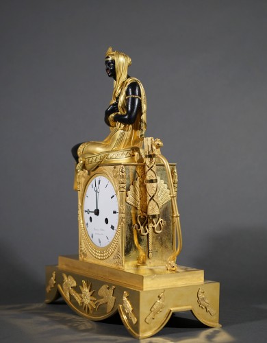 Empire Blackamoor Mantel Clock - Empire