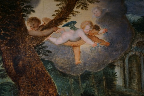 Le repos pendant la fuite en Egypte – Attribué à Jan Brueghel II et Peter Van Avont - Antichità San Felice