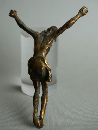 XVIIe siècle - Christ en bronze doré Italie 17e