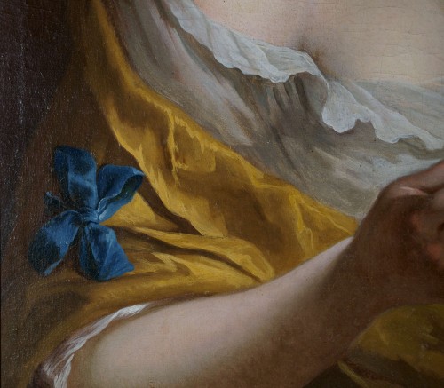 Ignaz Stern (1679-1748) - Portrait de Femme à la toilette - Louis XIV