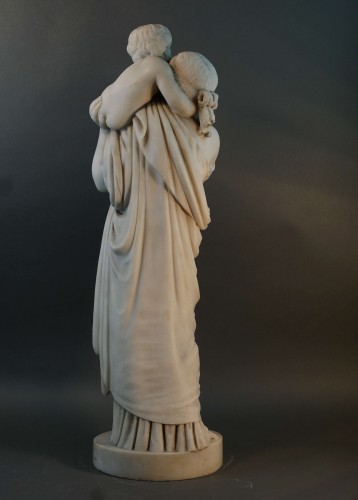 Sculpture Néoclassique Marbre Jean-Baptiste Boyer - Restauration - Charles X