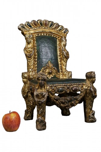 17th Italian Baroque  Master's Throne
