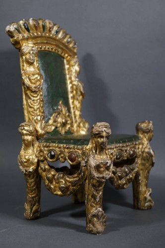 17th century - 17th Italian Baroque  Master&#039;s Throne