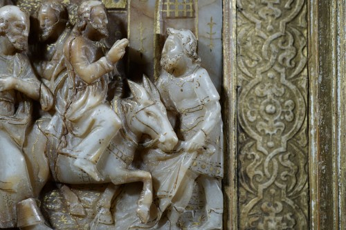 Antiquités - Early 17th Pair of Mechelen Alabaster Plaques 