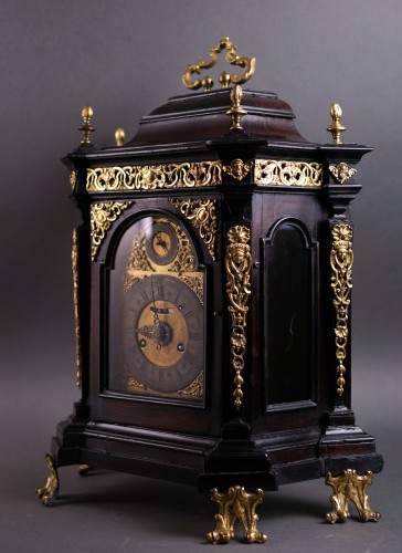 Pendule du XVIIIe siècle signée "Pellegrino Amorotti Roma" - Horlogerie Style Louis XV