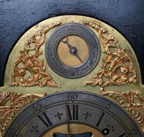 Antiquités - 18th century clock signed &quot;Pellegrino Amorotti Roma&quot;.