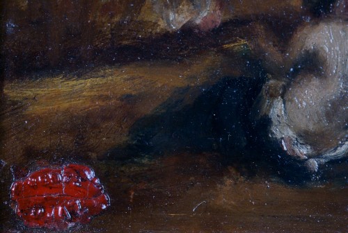 XIXe siècle - Narcisse Diaz de la Pena  (1807 – 1876) - Nymphes et Cupidon dans la forêt