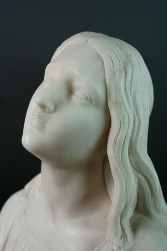 Sculpture  - 18th Marble Allegorical Figure Bust