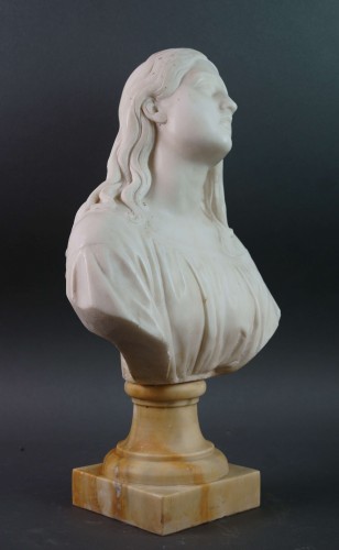 18th Marble Allegorical Figure Bust - 