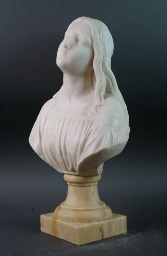 Figure allégorique en marbre -  Rome 18e - Louis XV