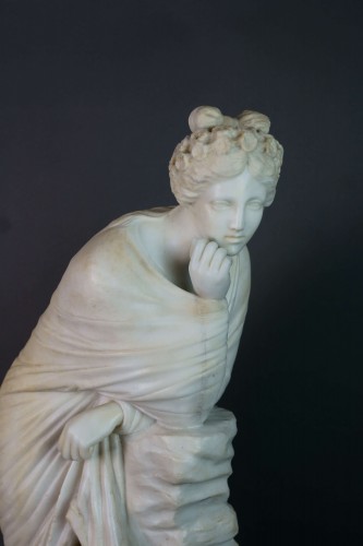 Antiquités - Polymnie, Scultpure en marbre, Florence vers le 1830