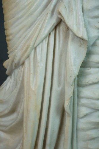 Antiquités - Polymnie, Marble sculpture, Florence around 1830