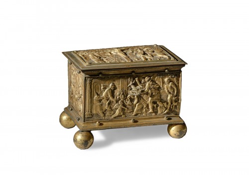 Coffret en bronze et cuivre doré, Europe centrale, XVIe siècle