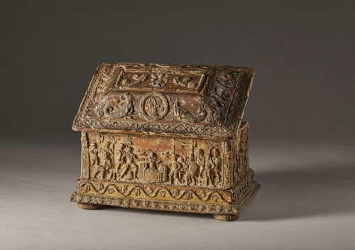 Pastiglia box of the Renaissance - Objects of Vertu Style Renaissance