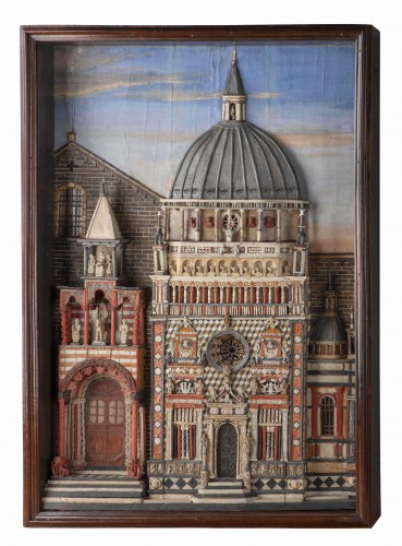 The Colleoni Chapel in Bergamo, model made in 1873 - 1875