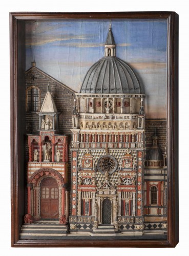 La chapelle Colleoni à Bergame, maquette réalisée en 1873 - 1875