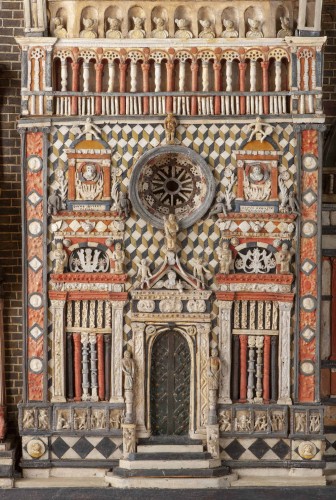 Curiosities  - The Colleoni Chapel in Bergamo, model made in 1873 - 1875