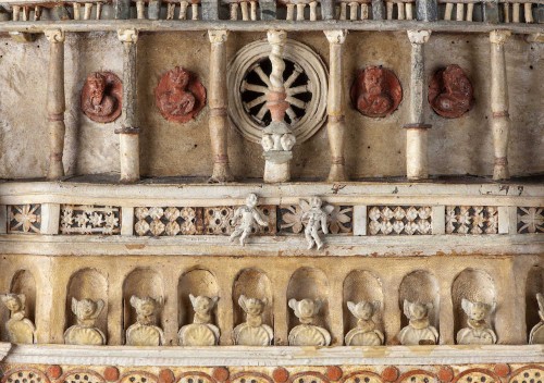 19th century - The Colleoni Chapel in Bergamo, model made in 1873 - 1875