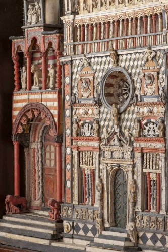 Antiquités - La chapelle Colleoni à Bergame, maquette réalisée en 1873 - 1875