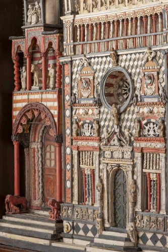 Antiquités - La chapelle Colleoni à Bergame, maquette réalisée en 1873 - 1875
