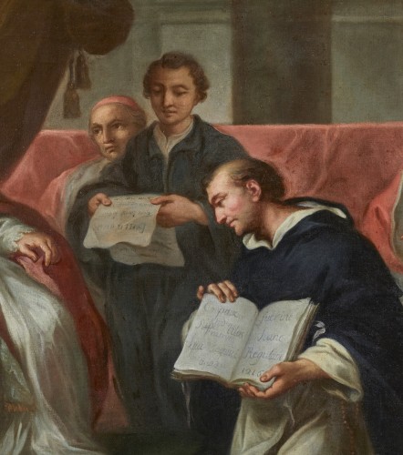 Paintings & Drawings  - Pope  Honorius III approves the rule of Santa Domionica