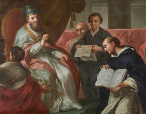Pope  Honorius III approves the rule of Santa Domionica - 