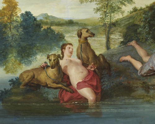 Paintings & Drawings  - Jean-François de Troy (1679 -1752) - Diana&#039;s Bath