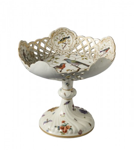 Porcelain cake stand, Meissen 19th century