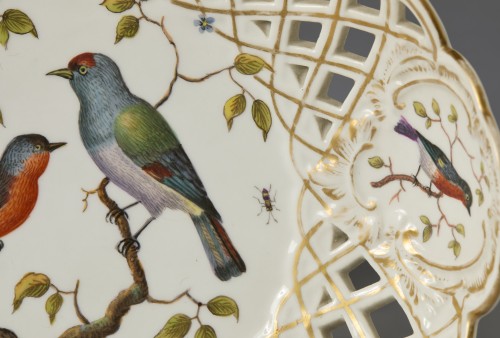 19th century - Porcelain cake stand, Meissen 19th century