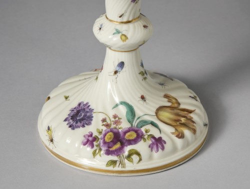 Antiquités - Porcelain cake stand, Meissen 19th century