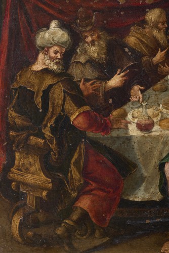 Paintings & Drawings  - "The Supper at Simon the Pharisee's" Flemish Venetian Early 17th century