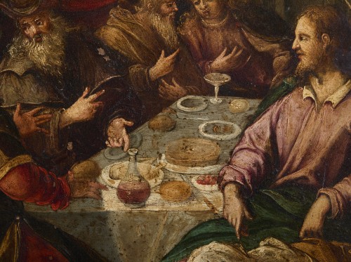17th century - "The Supper at Simon the Pharisee's" Flemish Venetian Early 17th century