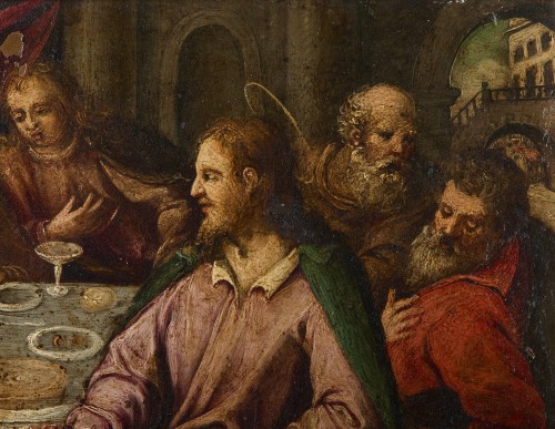 Louis XIII - "The Supper at Simon the Pharisee's" Flemish Venetian Early 17th century