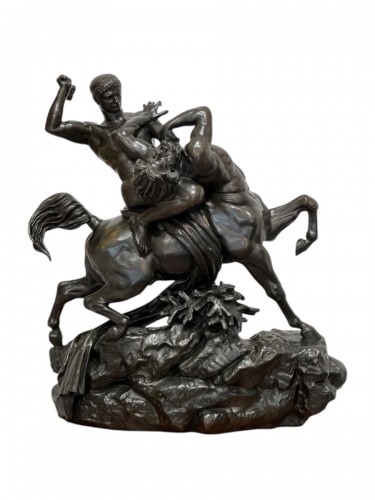 Antoine-Louis BARYE (1796-1875) - Thésée combattant le Centaure Biénor