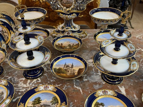 XIXe siècle - Service en porcelaine de Paris – Lahoche, Escalier de Cristal, vers 1850