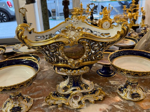 Service en porcelaine de Paris – Lahoche, Escalier de Cristal, vers 1850 - Napoléon III