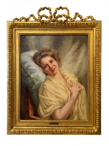 Louis Justin Maurice Perrey (1856-1904), Portrait de jeune femme