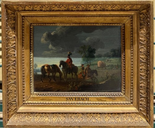 Tableaux et dessins Tableaux XIXe siècle - Pair de peintures par Jacques François Joseph SWEBACH (1769-1823)