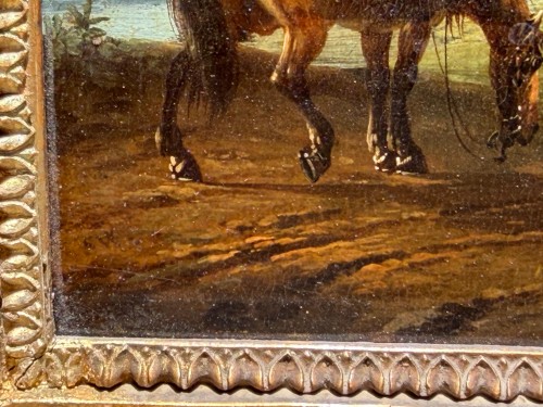 Empire - Pair de peintures par Jacques François Joseph SWEBACH (1769-1823)
