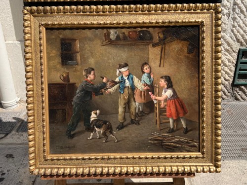 Camille Léopold Cabaillot-lassalle (1839-1902) - Le Gros Chagrin et Le Colin-Maillard - Antikvariat Nice
