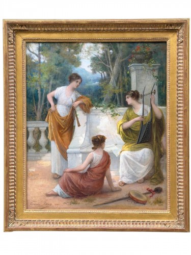 Femmes musiciennes, François Lafon (1846–1913)