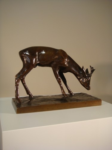  Jeune Cerf - Erich Schmidt-Kestner (1877 – 1941) - Sculpture Style Art Déco