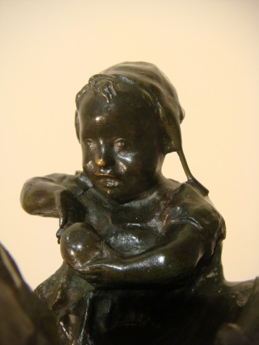 Bronze by Leonardo Bistolfi (1859-1933) - 