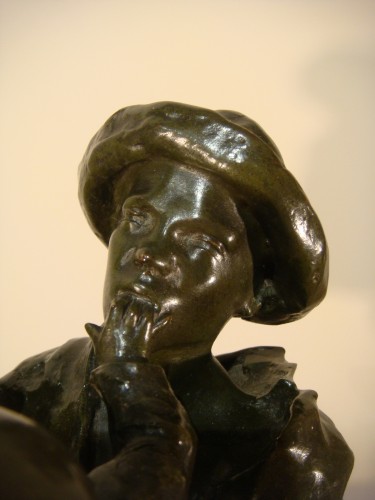 Napoléon III - Sculpture en bronze - Léonardo Bistolfi (1859-1933)