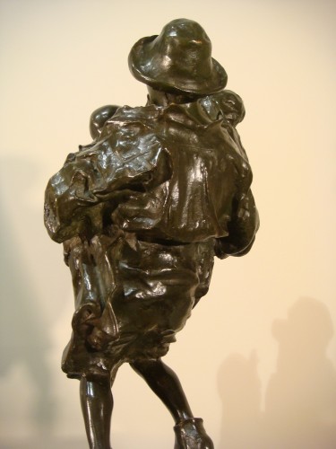 Antiquités - Sculpture en bronze - Léonardo Bistolfi (1859-1933)