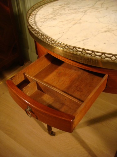 XVIIIe siècle - Table ronde dite bouillotte